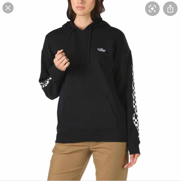 vans flame hoodie